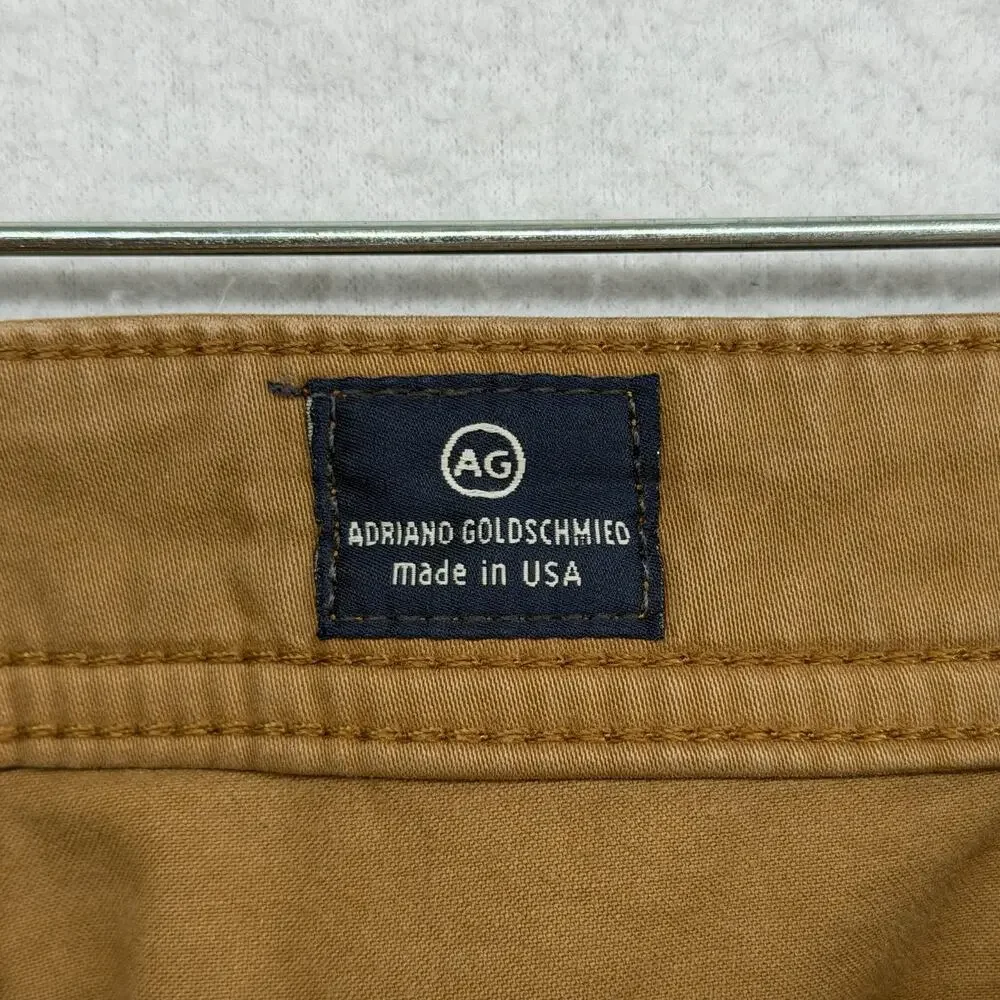 ADRIANO GOLDSCHMIED Jeans Mens 34x34 The Protege Stretch Cotton Brown USA VTG